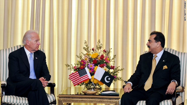 Vice President Biden arrives in Pakistan