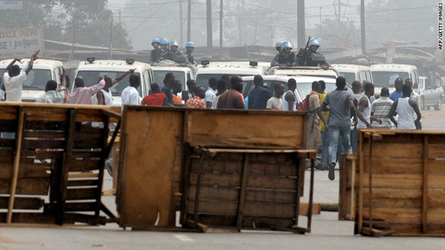 Source: 5 police officers killed in Ivory Coast violence