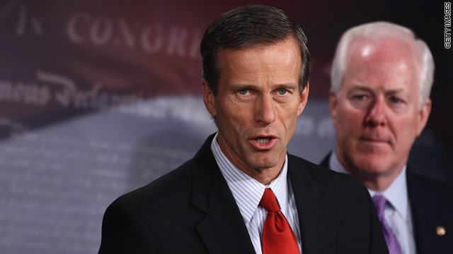 Thune heads to GOP conference
