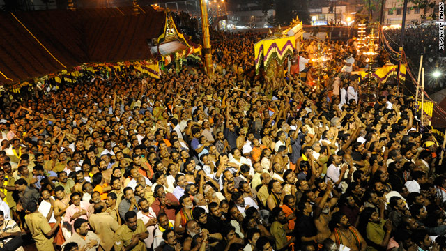 100 dead in stampede near Indian temple