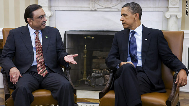 Obama and Pakistani president discuss terrorism and Afghanistan