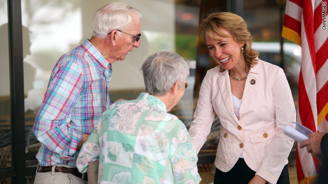 Senator: Giffords moving both sides of her body, breathing on her own