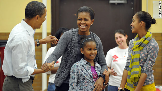 First lady's 47 candles