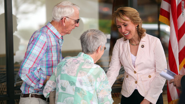 Need To Know News: Giffords stands; Democratic Rep stands by Nazi comparison