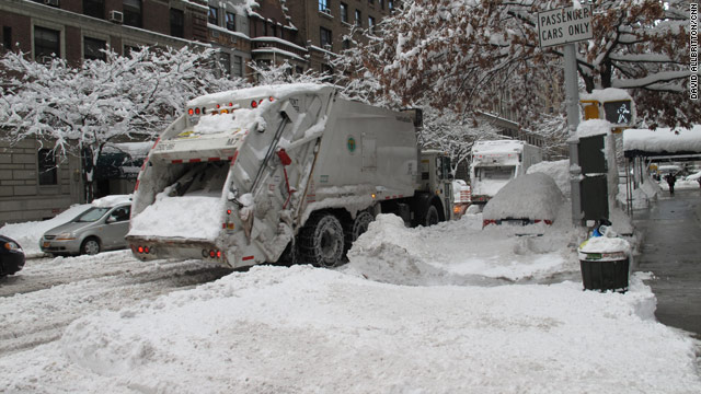 It's the snowiest January ever in NYC