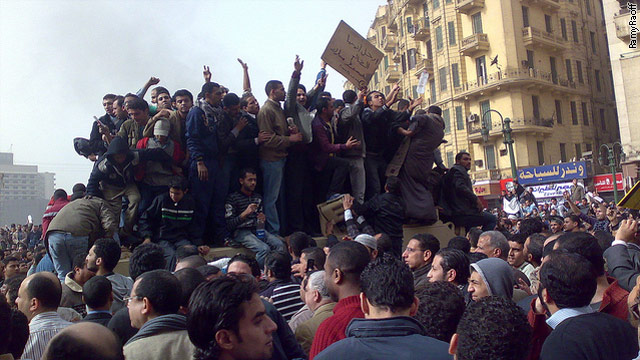 Ramy Raoof: "We want Mubarak down"