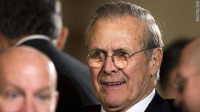 Rumsfeld says blame to go around on Iraq