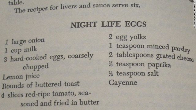 Vintage Cookbook Vault: Night life eggs