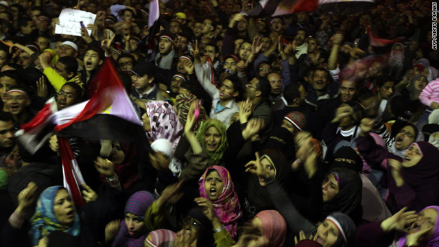 crowd in egypt