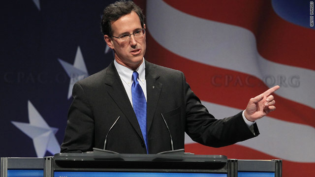 Santorum digs Obama, touts social values – CNN Political Ticker ...