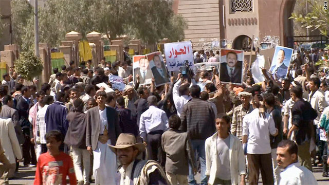 Protesters clash in Yemen's capital