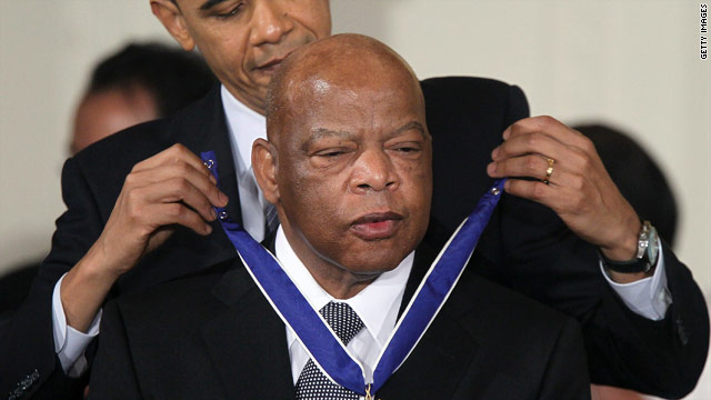 Lewis reflects on receiving Medal of Freedom