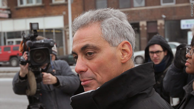 Obama: Emanuel's busy shoveling snow