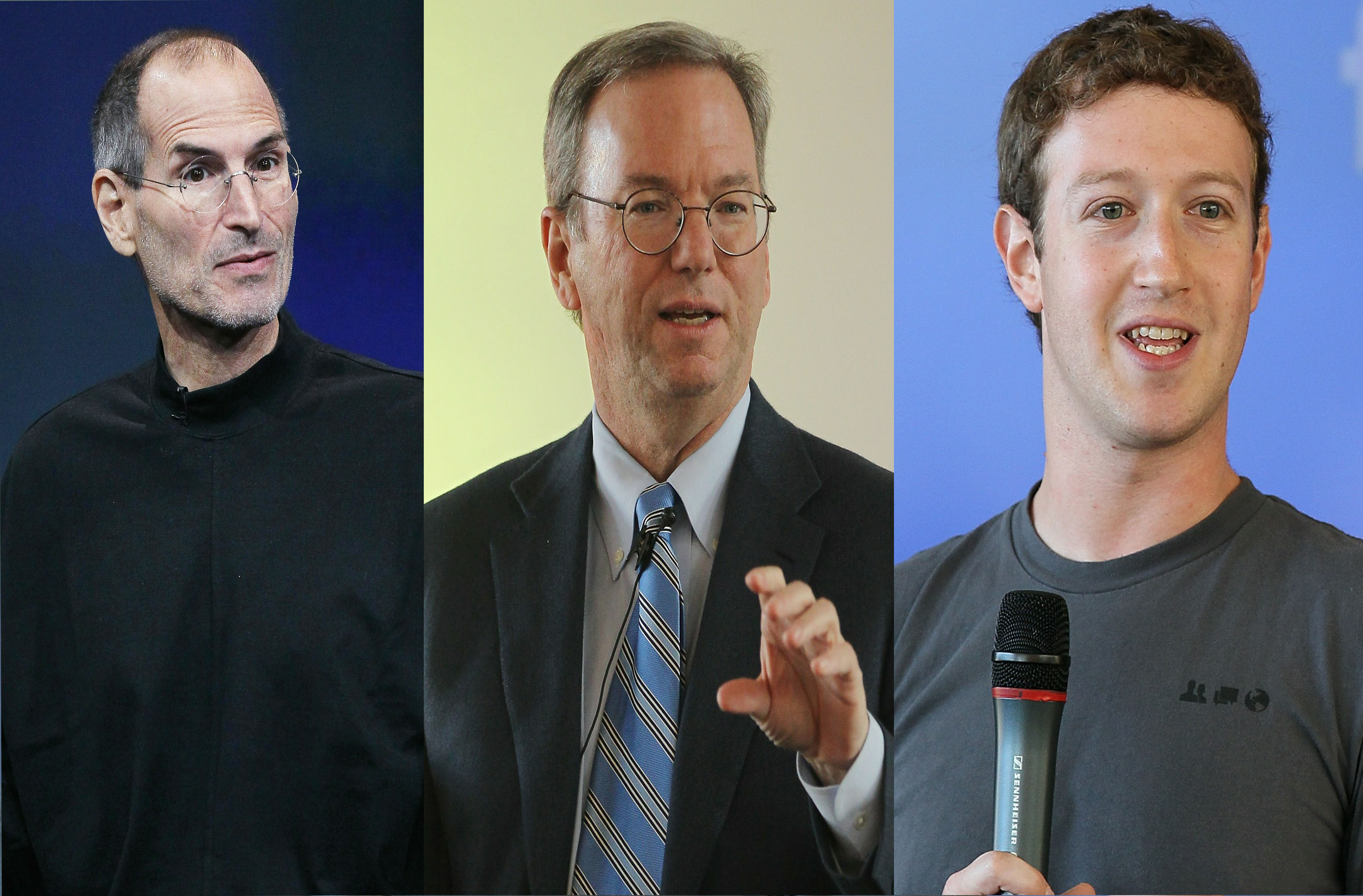 Obama 'friending' Zuckerberg, Jobs, Schmidt
