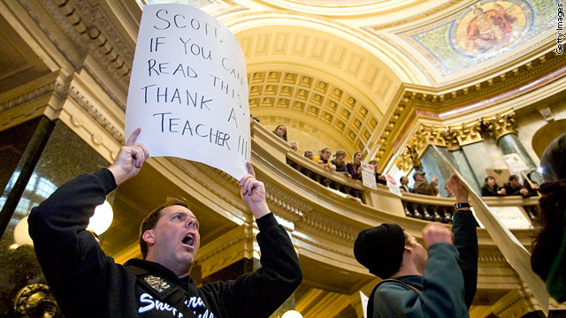 What we're watching: Friday, Feb. 18, 2011 – Wisconsin protests...Bahrain violence