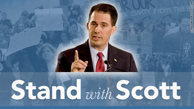 Republican governors back Walker