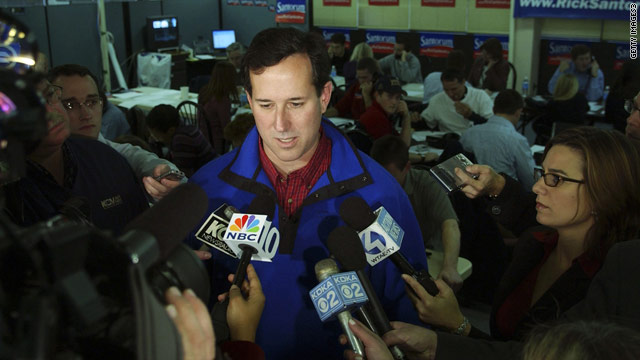 Santorum compares Wisconsin protesters to drug addicts