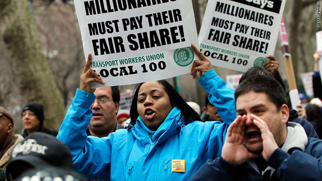 Public union battles spread across U.S.