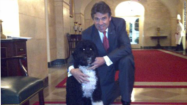 Obama – Rick Perry relationship goes to the dogs