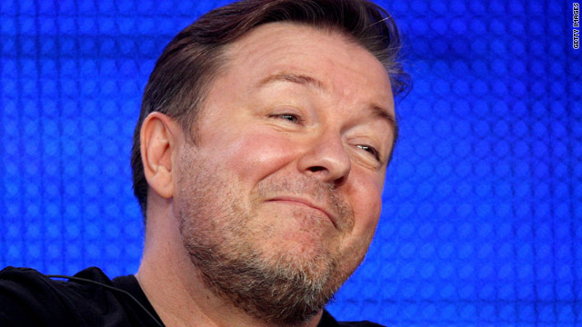 Gervais wants to host Golden Globes with Sheen
