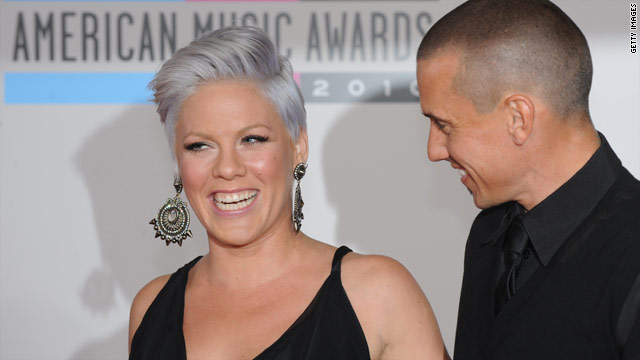 Pink pokes fun at Christina and Britney