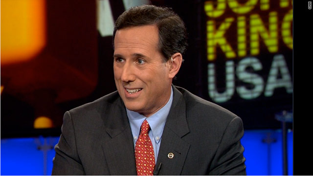 Santorum on possible 2012 run