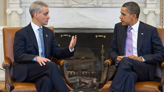 Mayor-elect Emanuel meets with Obama