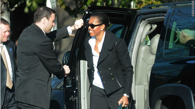 Presidential motorcade fender bender