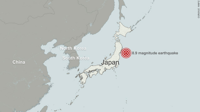 Quake Moved Japan Coast 8 Feet Shifted Earths Axis