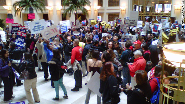 Photo: Union protesters in Washington