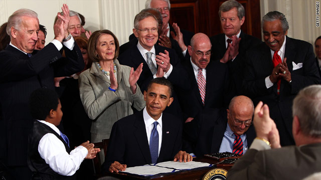 Health care law turns 1: Who's up; who's down?
