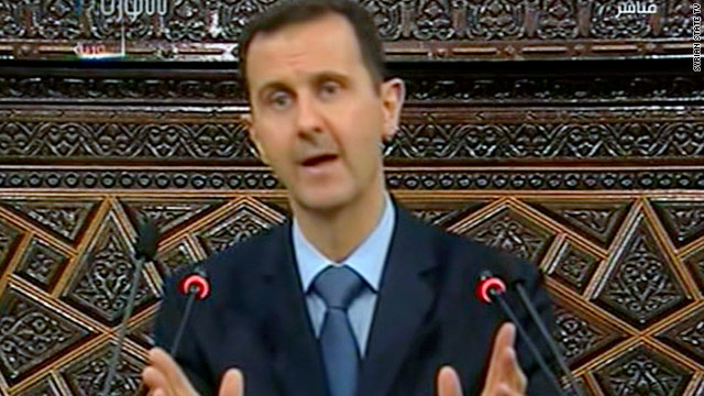 Syria's president says country faces 'test of our unity'
