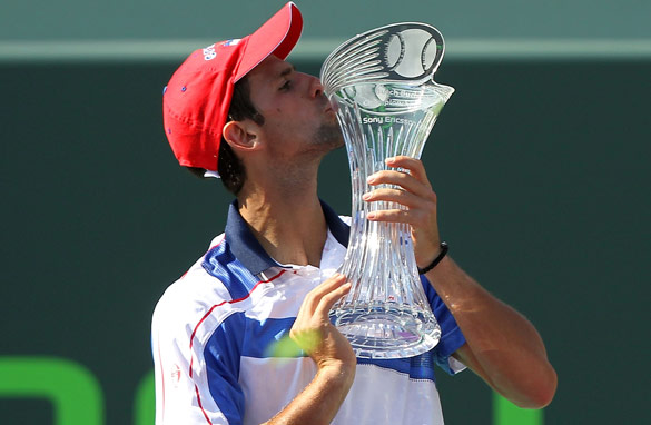 Novak Djokovic has had a formidable start to 2011 winning 24 straight matches.