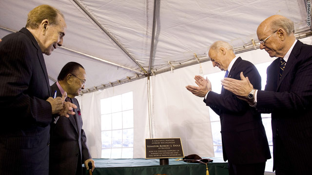 Biden honors Bob Dole's long service