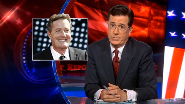 Stephen Colbert tackles the "I'm running for President" Piers/Pawlenty situation