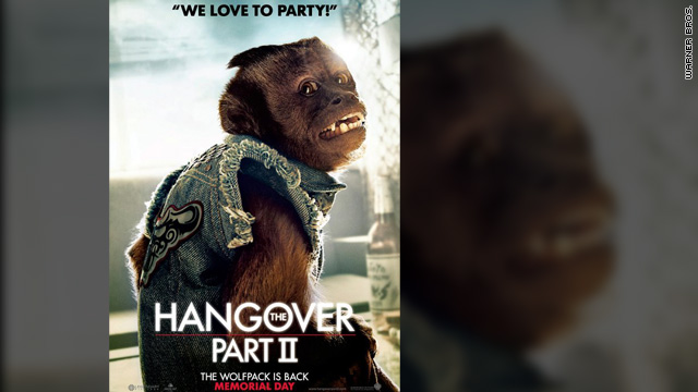 'Hangover Part II' monkey is not addicted to cigarettes