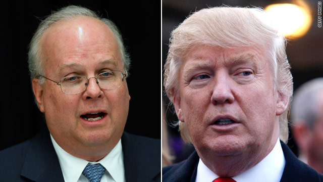Trump takes on Rove