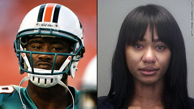 Wife charged in stabbing of Dolphins' Brandon Marshall