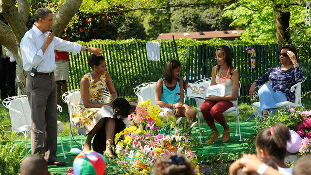 Obamas kick off action packed Easter Egg roll