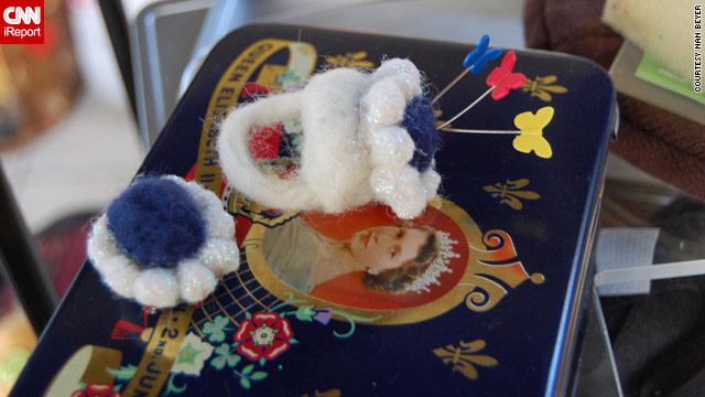 Royal wedding iReporters get crafty