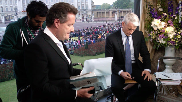 AC361°: Anderson and Piers Morgan prepare for The Royal Wedding