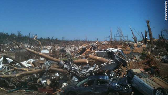 Scenes from a tornado disaster zone: 'It just gets worse and worse'