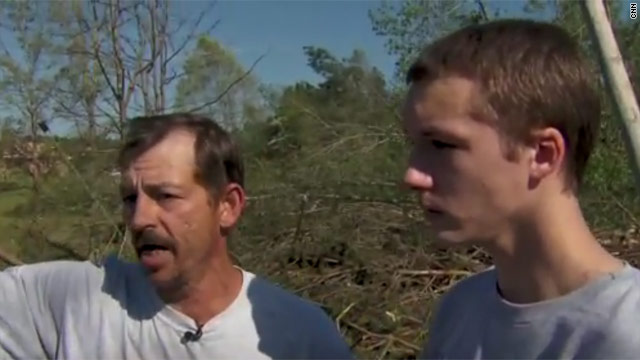 Father, son survived tornado: 'I had to save him,' dad says