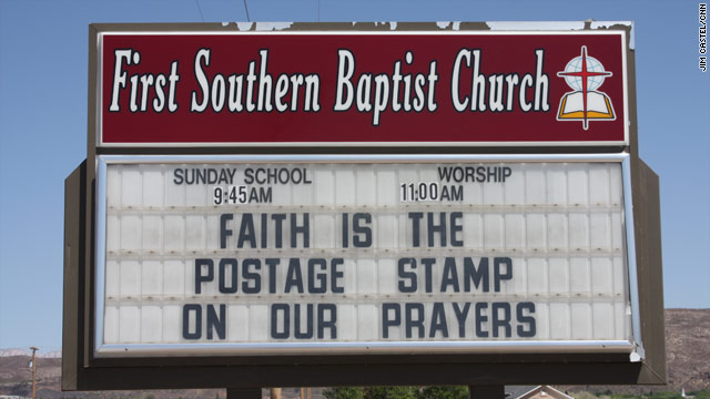 Call for more church sign iReports