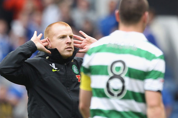 Neil Lennon, the manager of Celtic Football Club, was hit by a fan from the opposition in a recent SPL game.
