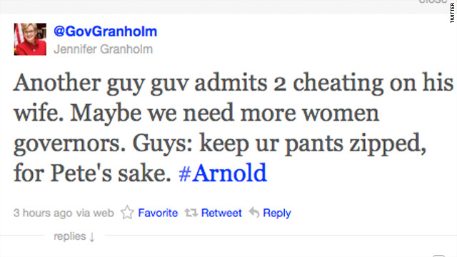 Tweet of the Day: Granholm weighs in on Arnold