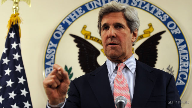 Kerry in talks with White House over Libya resolution