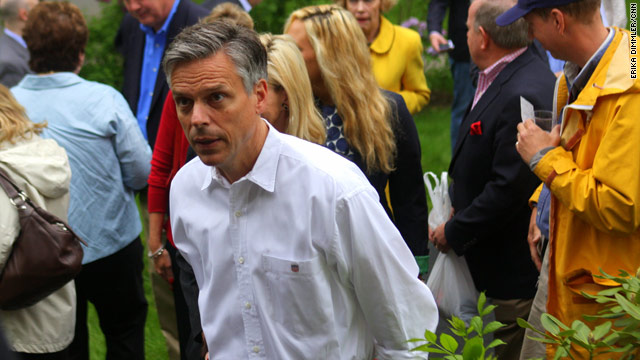 Diplomatic Huntsman draws contrasts with ex-boss