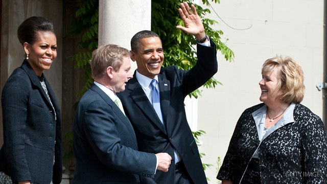Obama arrives in Ireland