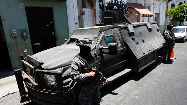 Police find Mexican traffickers' 'narcotank'